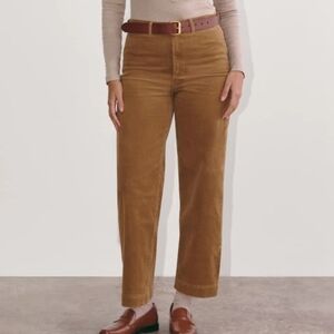 Everlane The Sailor Pant in Corduroy Women's Tan Jeans Size 4